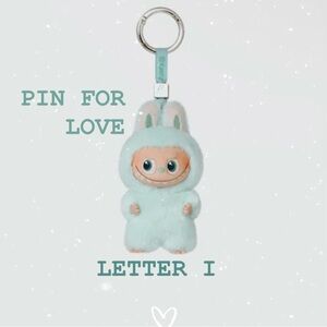 Pin For Love (LETTER “I”) Pop Mart The Monsters Labubu - 100% AUTHENTIC